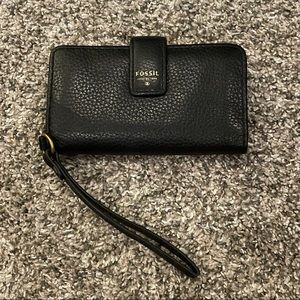Black Fossil Wallet
